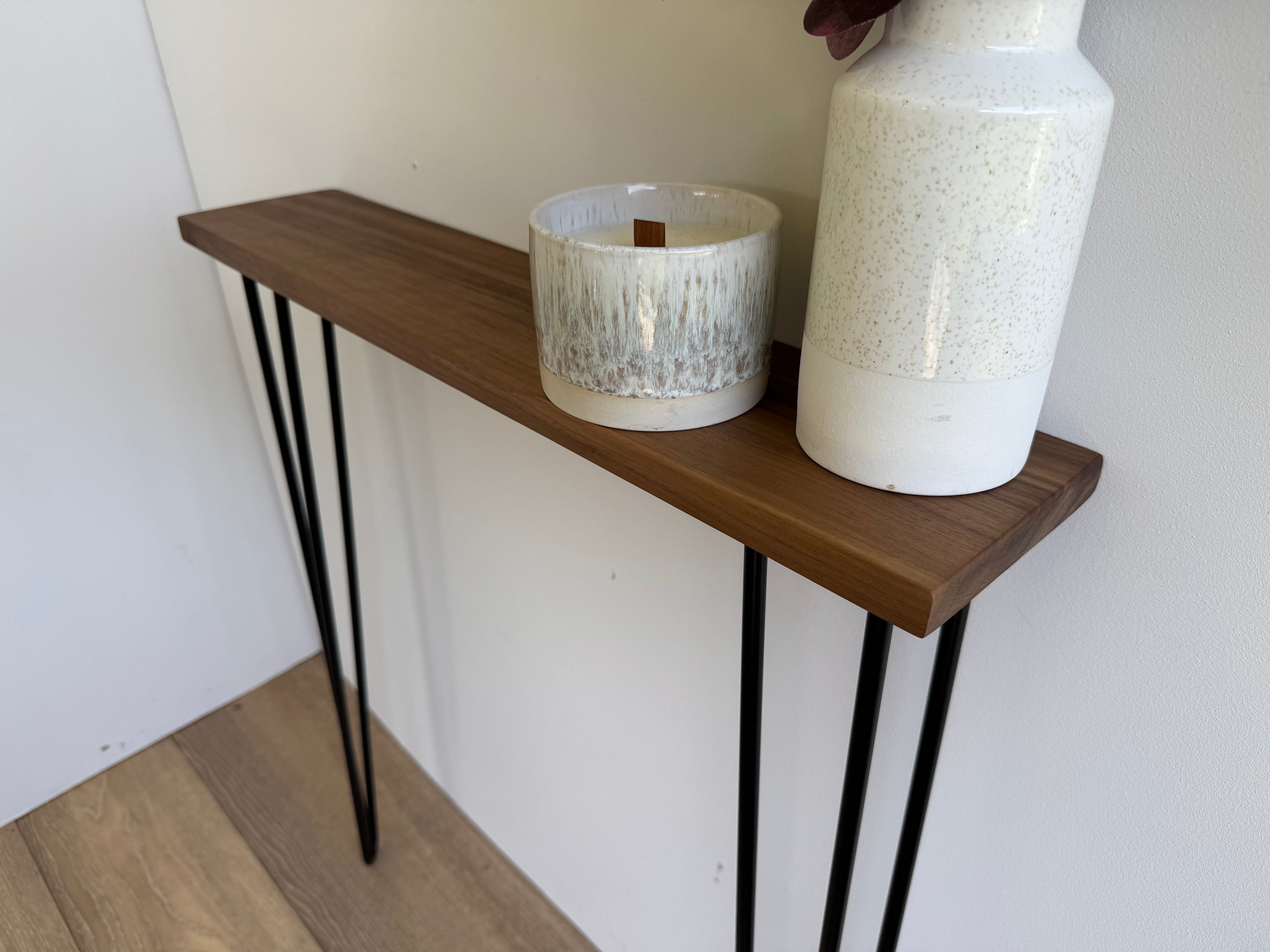 Walnut Console Table