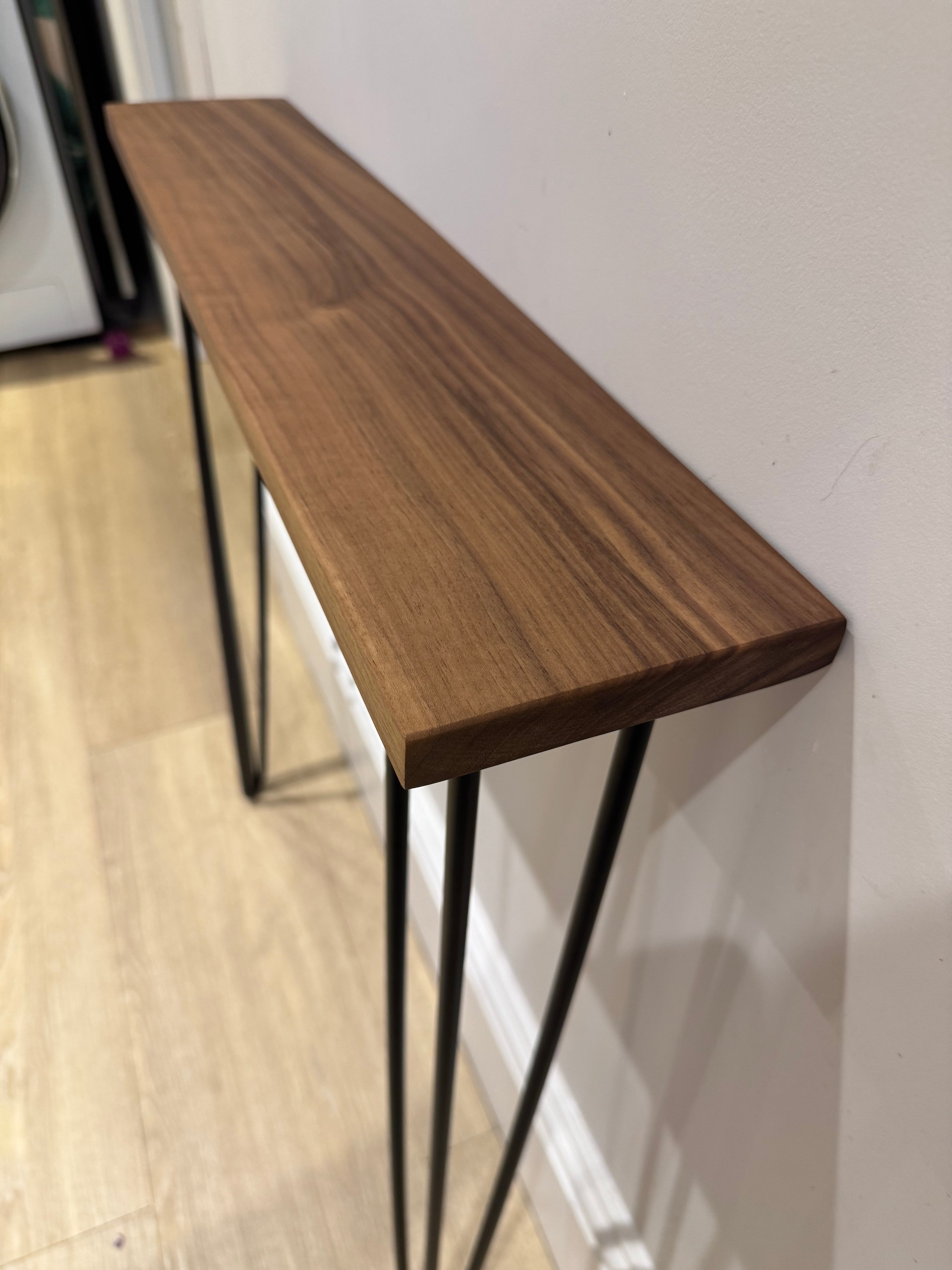 Walnut Console Table