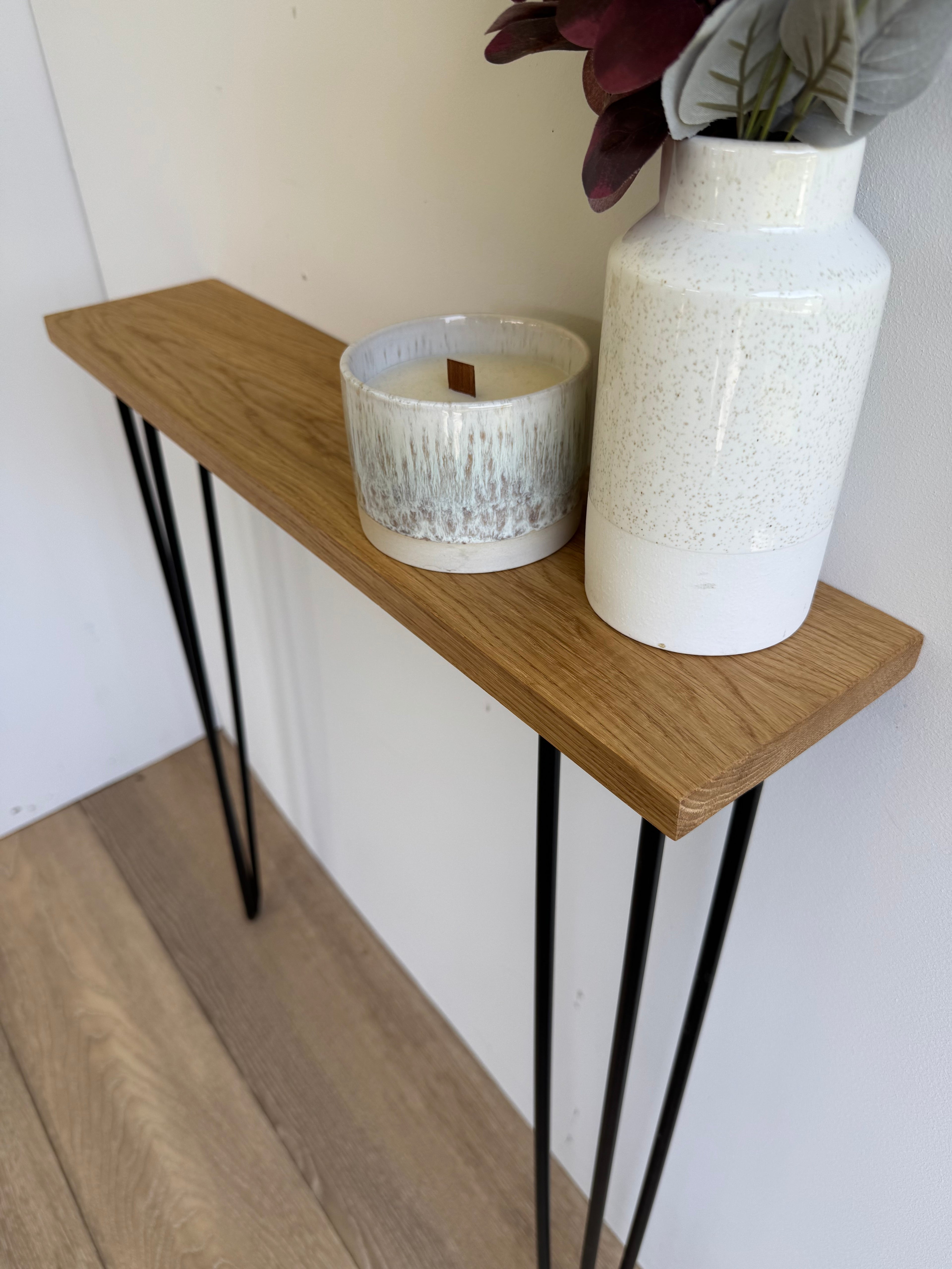 Oak Console Table
