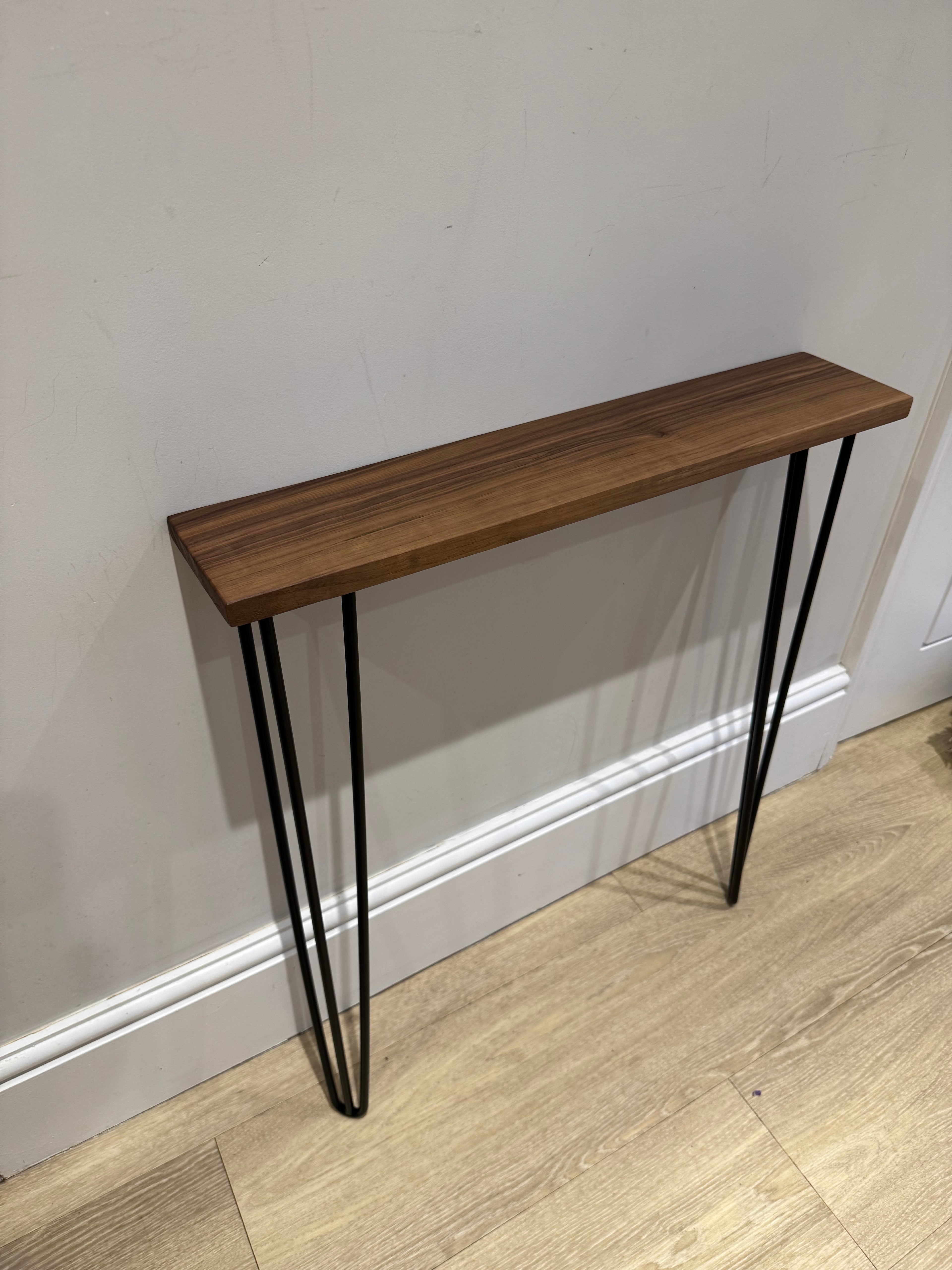 Walnut Console Table