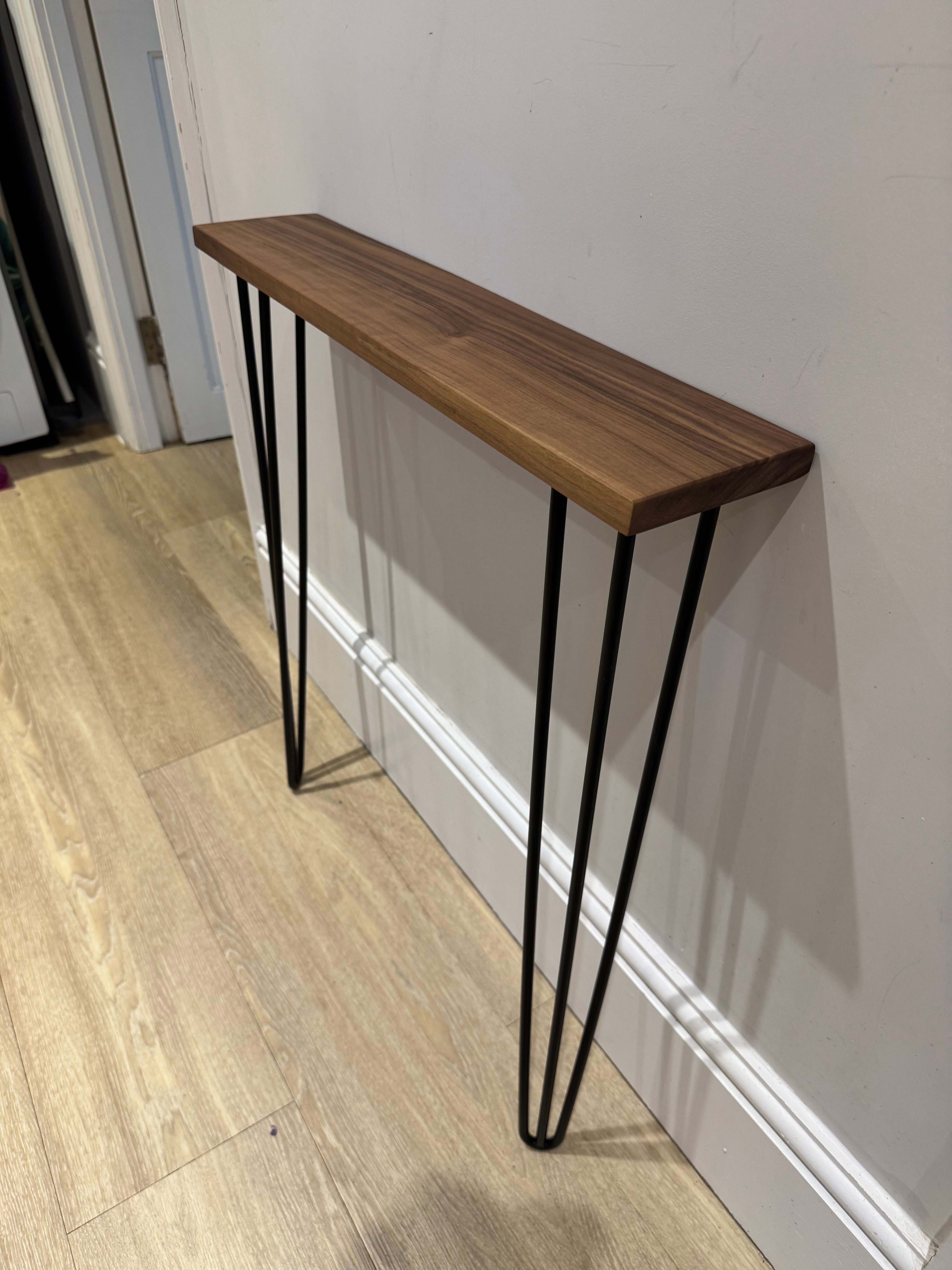 Walnut Console Table