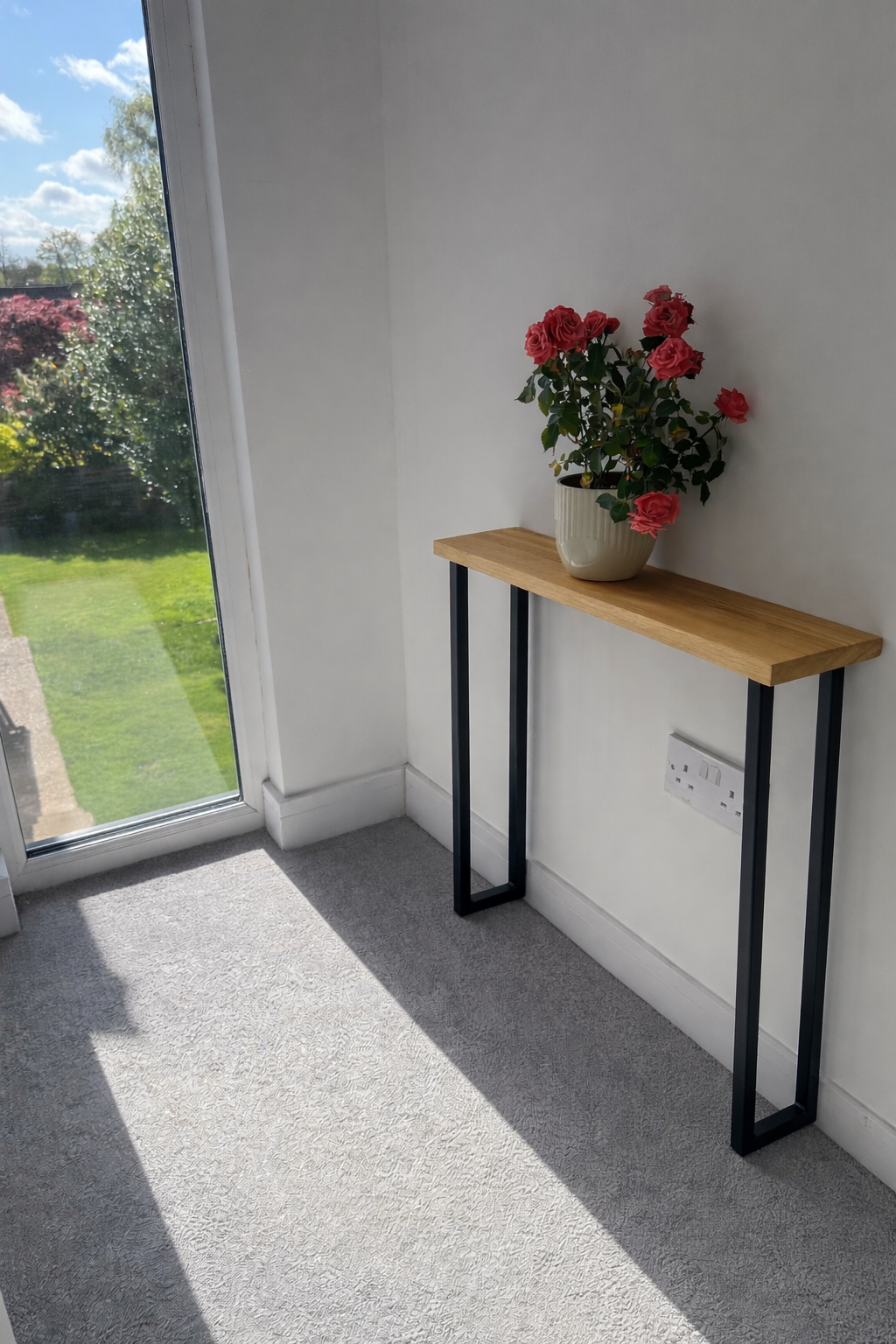 Oak Console Table