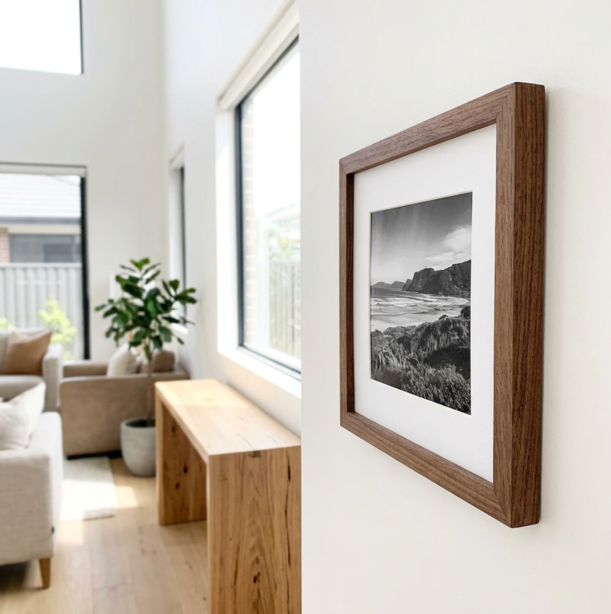 Solid Walnut Picture Frame