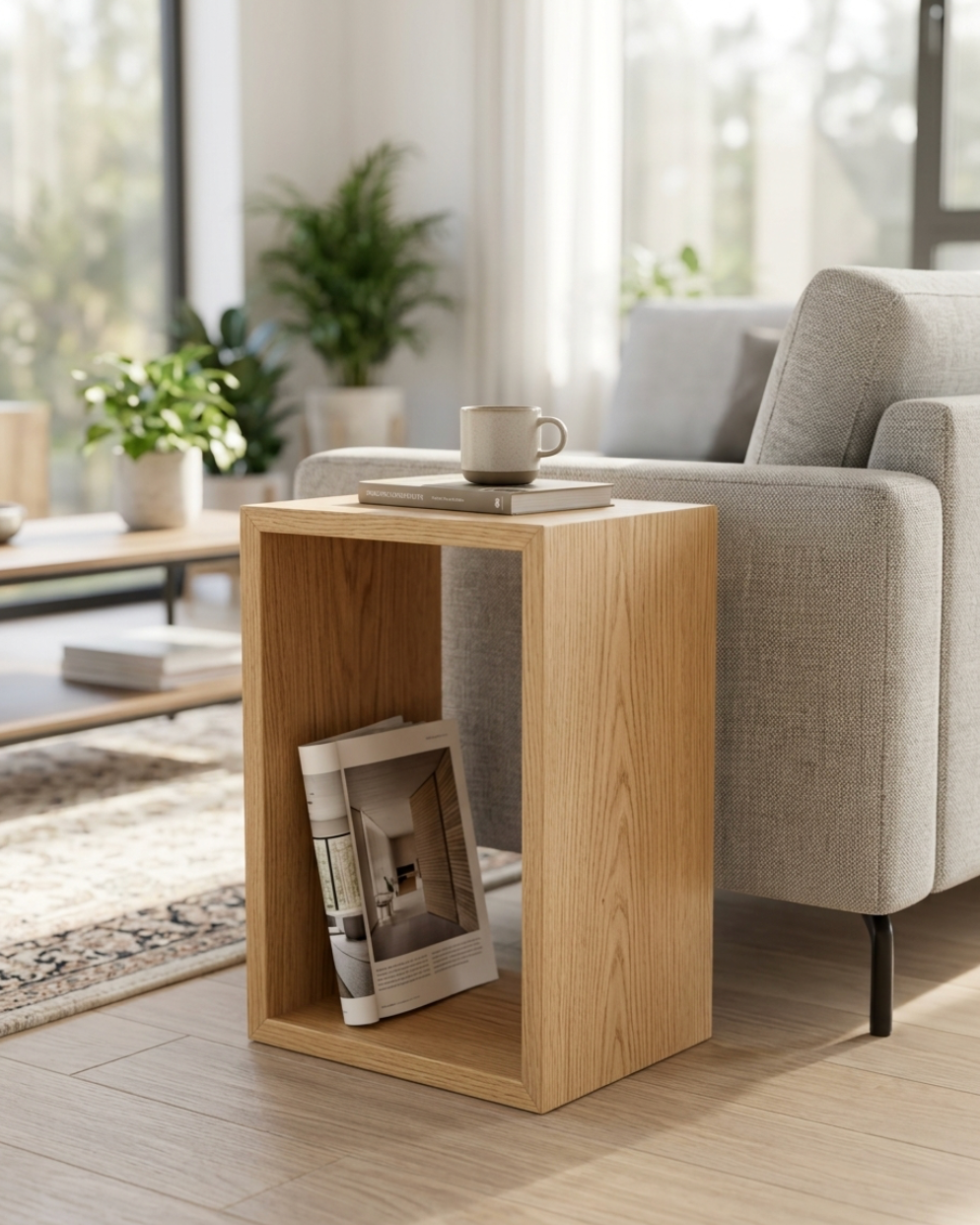 Handmade Solid Wooden Side Tables