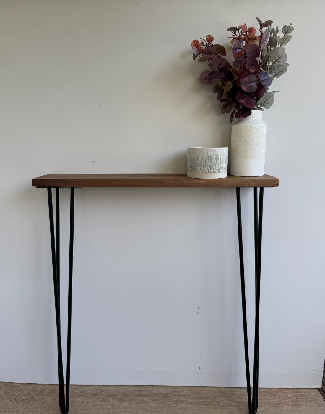 Walnut Console Table