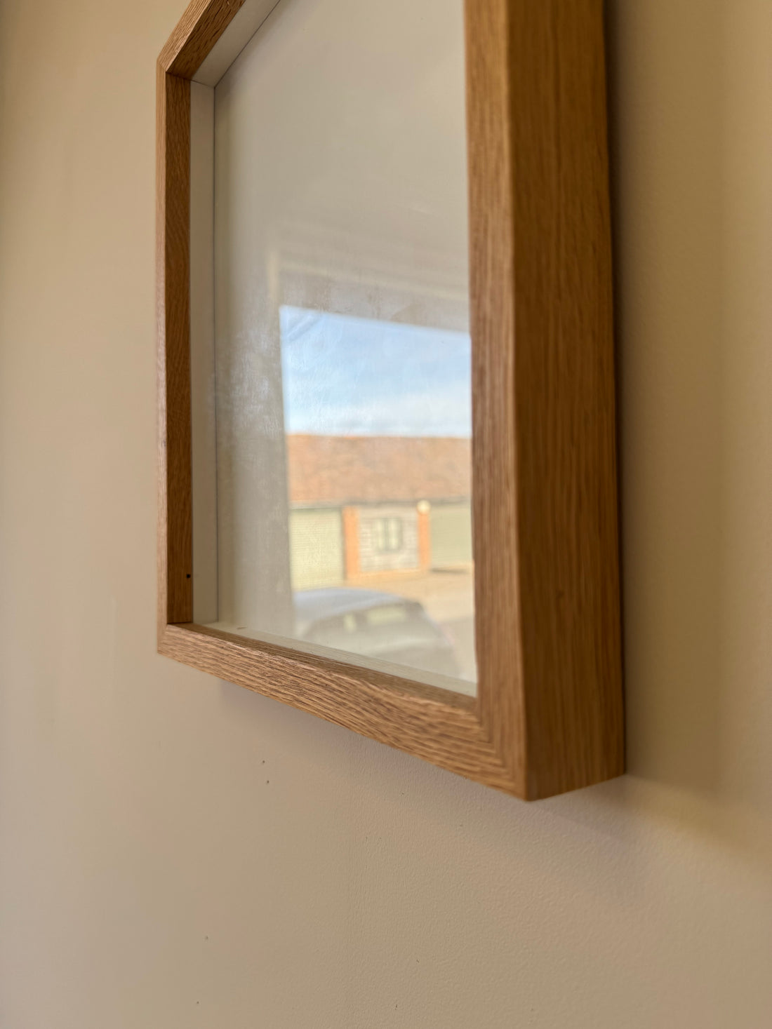 Solid Oak Wooden Box Frame