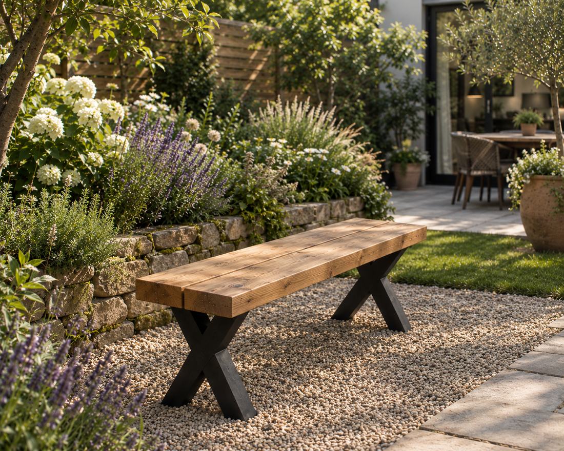 Rustic Outdoor Bench