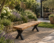 Rustic Outdoor Bench