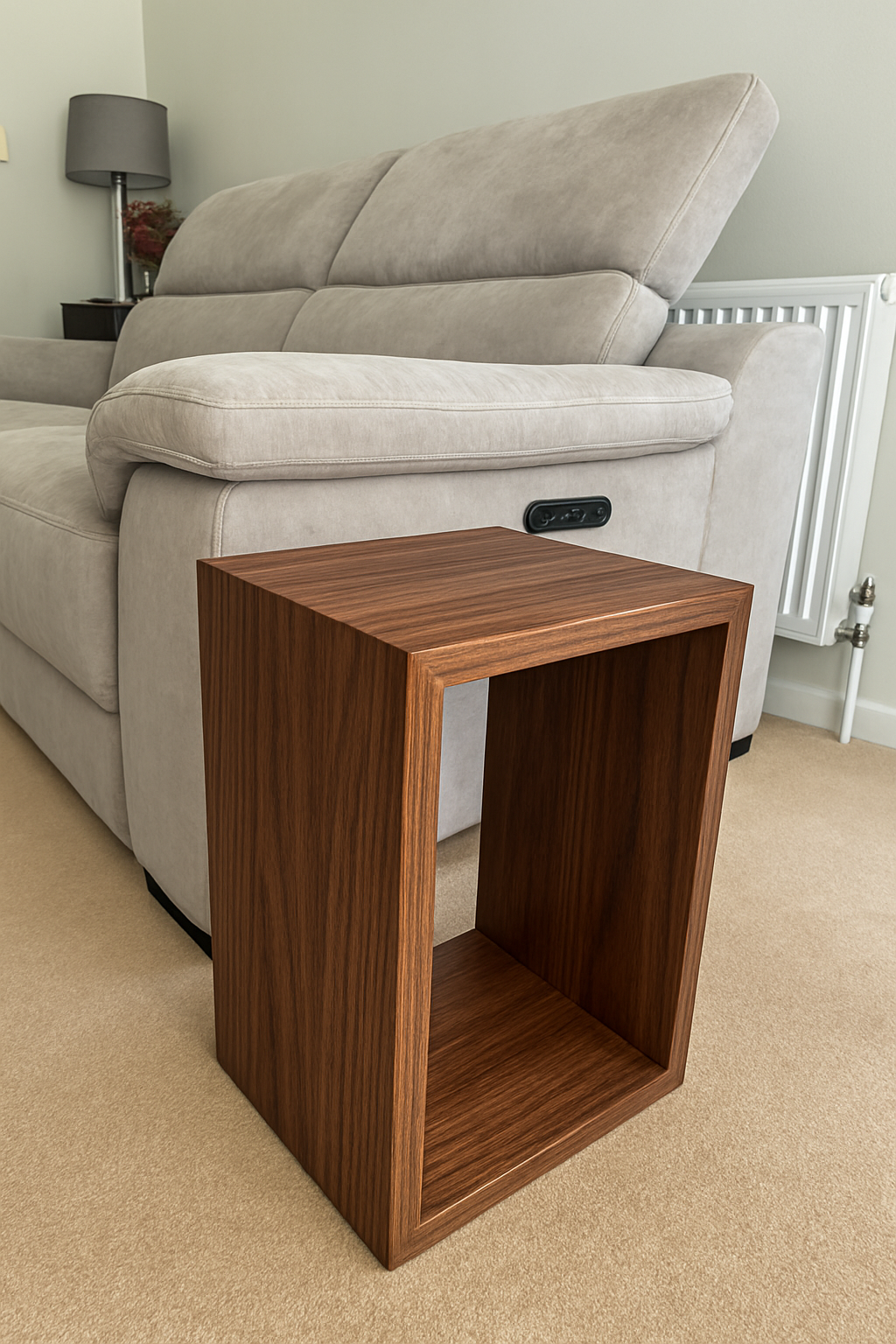 Solid Walnut Side Table