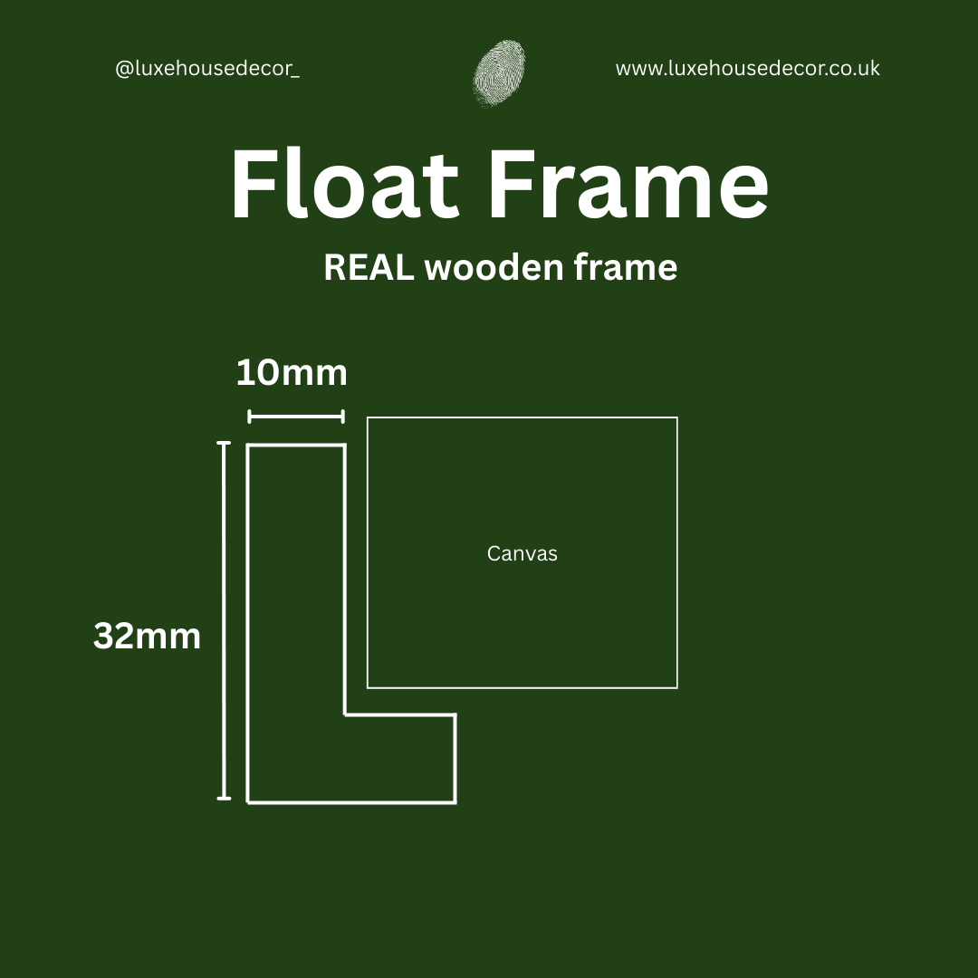 Solid Wooden Canvas Float Frame – LUXEHOUSE Decor