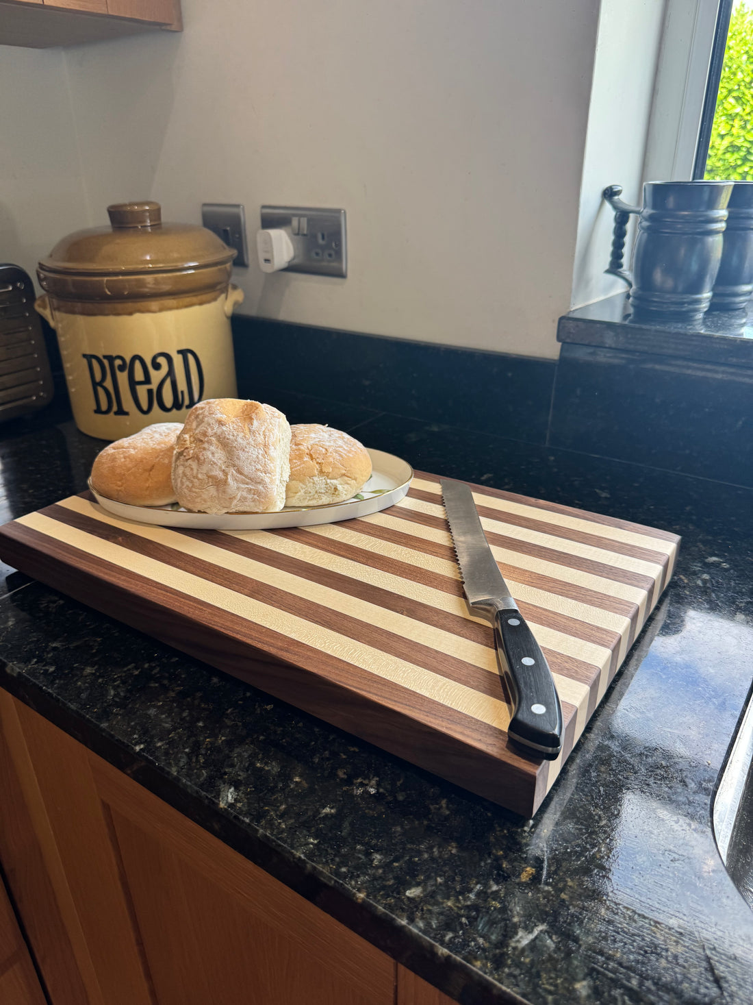 Thick Walnut &amp; Maple Chopping Board