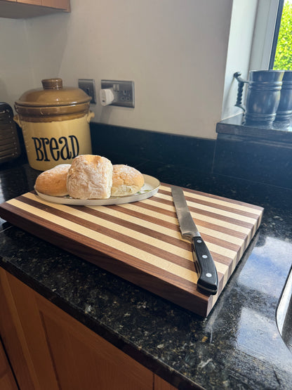 Thick Walnut &amp; Maple Chopping Board