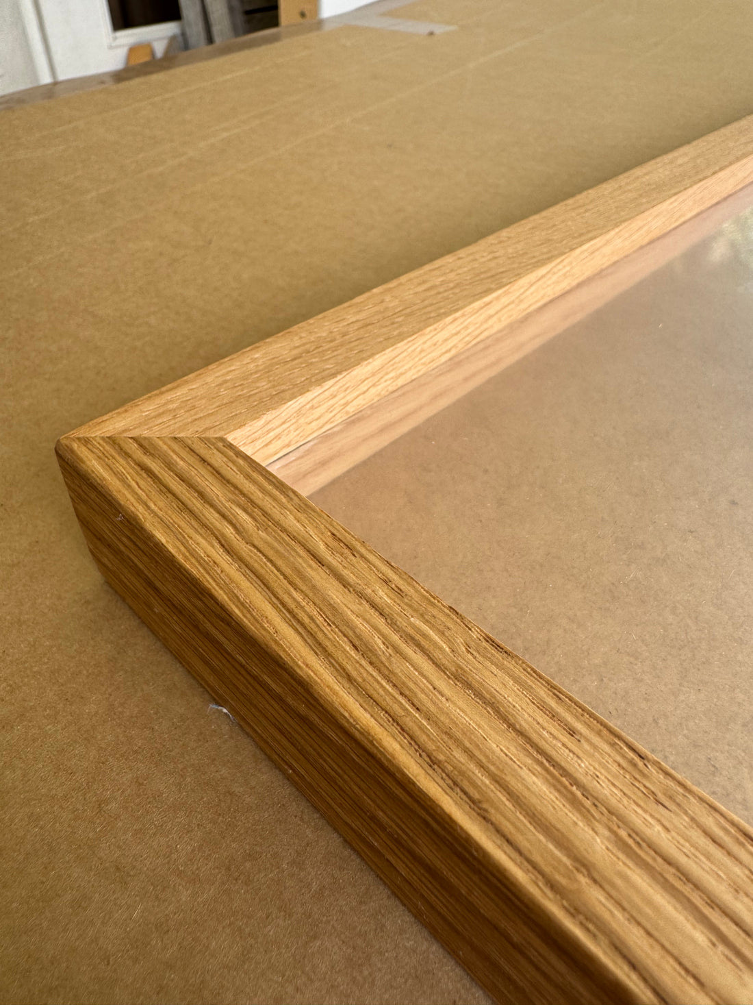 Solid Oak Wooden Box Frame