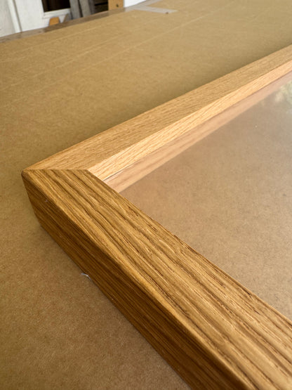 Solid Oak Wooden Box Frame