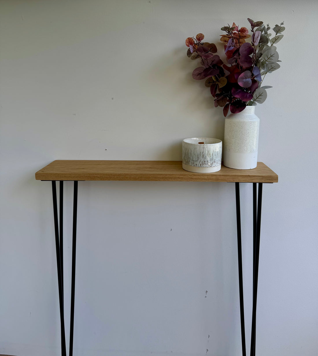 Oak Console Table