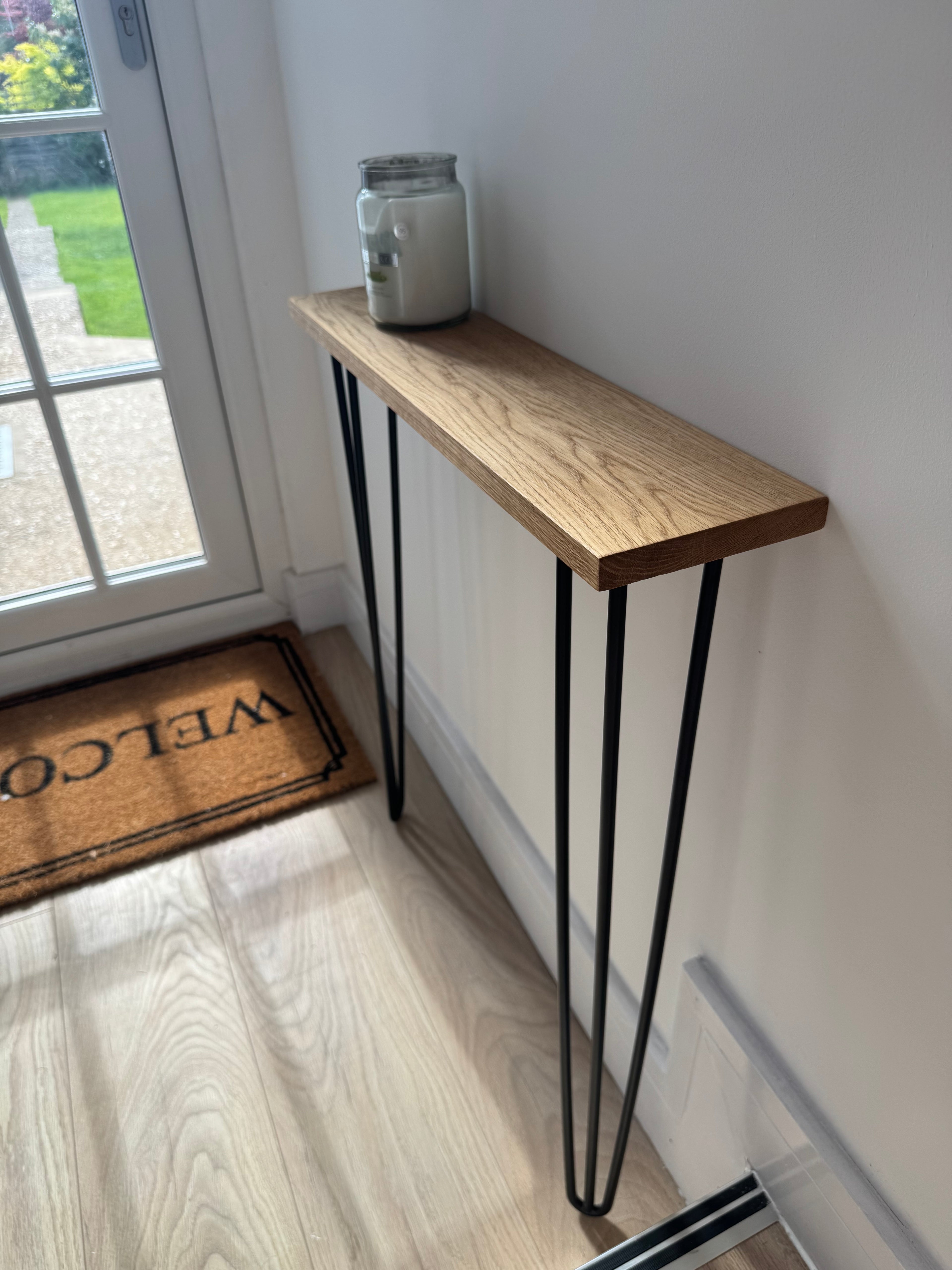 Oak Console Table