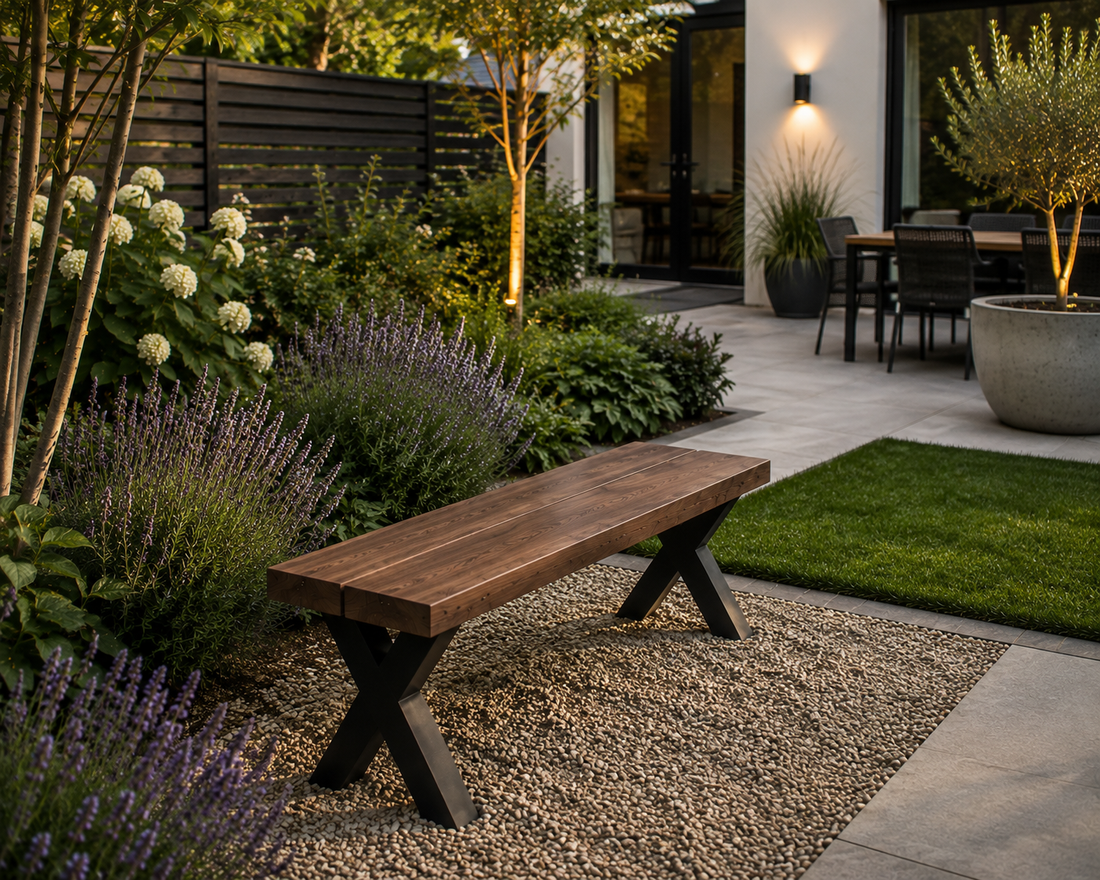 Walnut Outdoor Bench