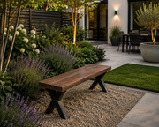 Walnut Outdoor Bench