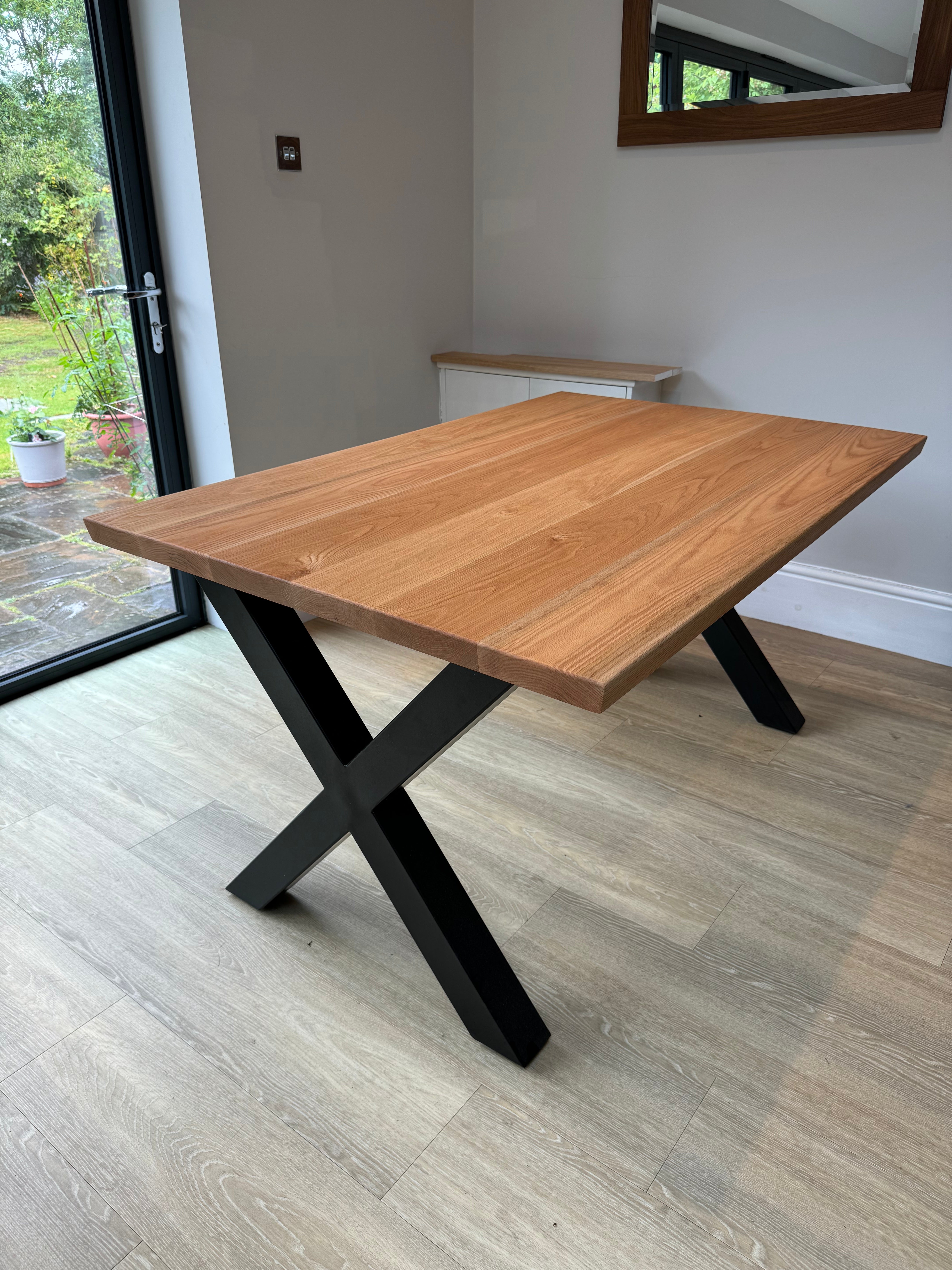 Solid Oak Outdoor Garden Table