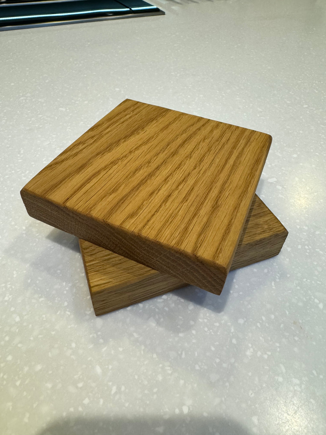 Solid Oak Wooden Coasters