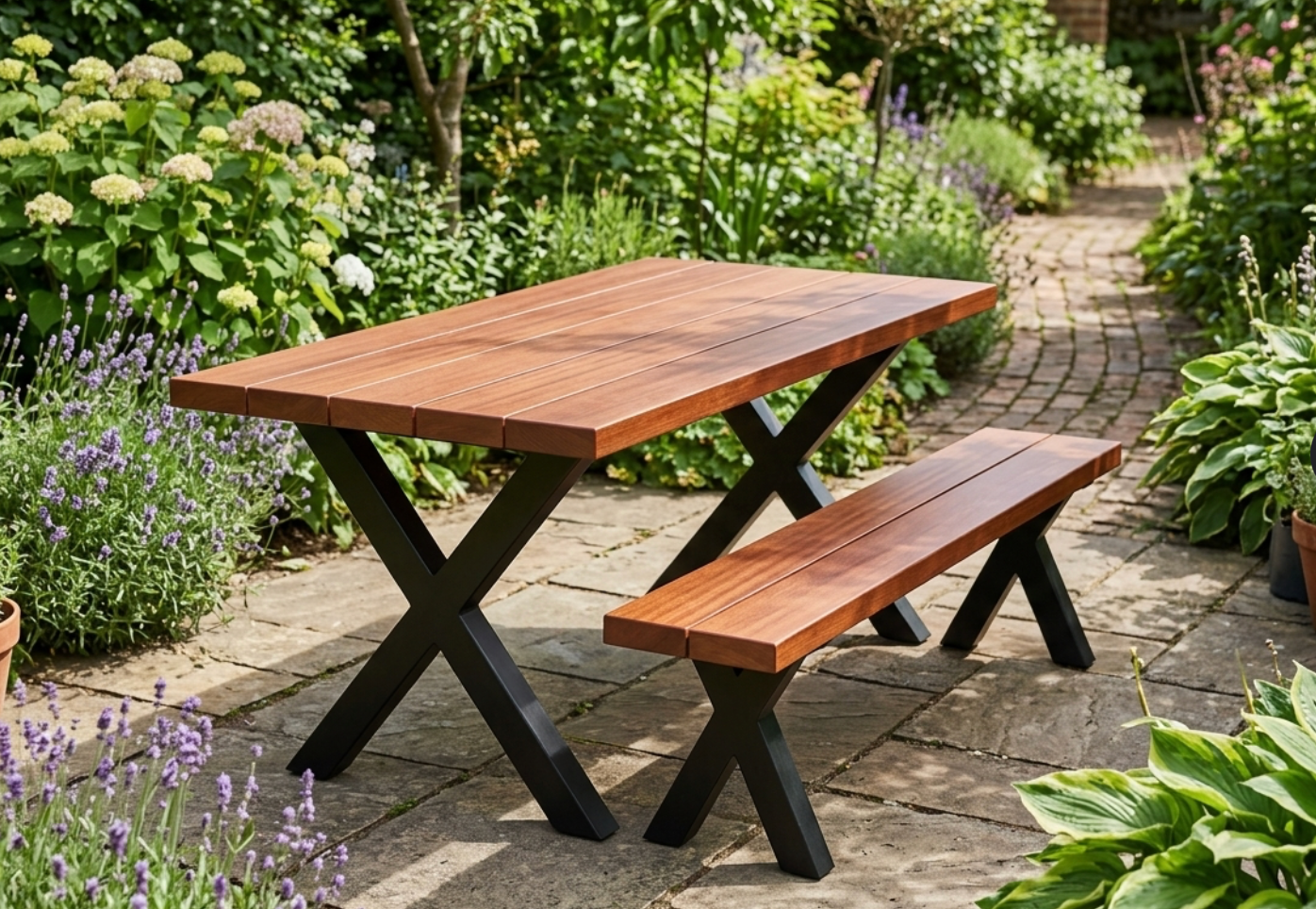 Solid Mahogany Outdoor Garden Table