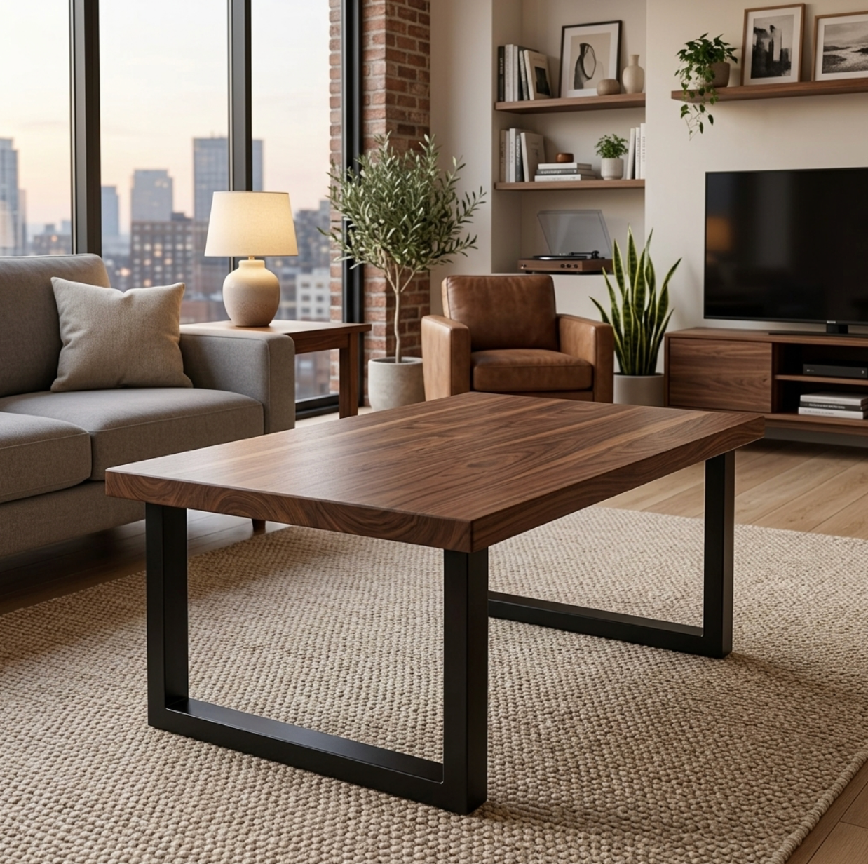 Solid Walnut Coffee Table