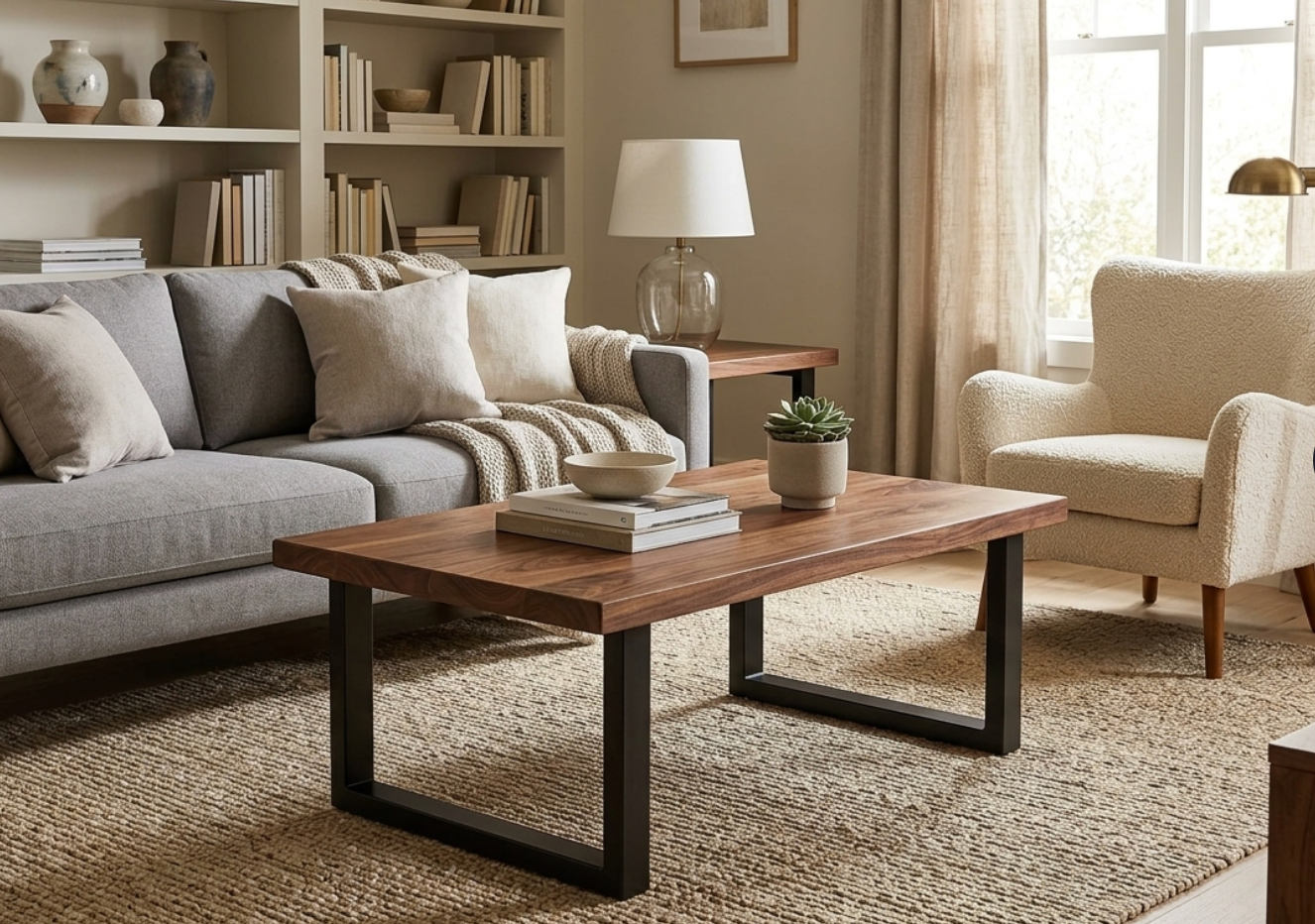 Solid Walnut Coffee Table