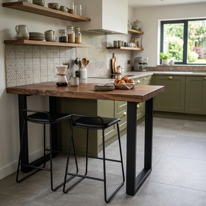 Solid Walnut Breakfast Bar