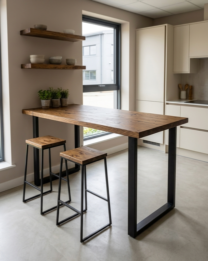 Rustic Wooden Breakfast Bar