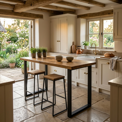 Rustic Wooden Breakfast Bar