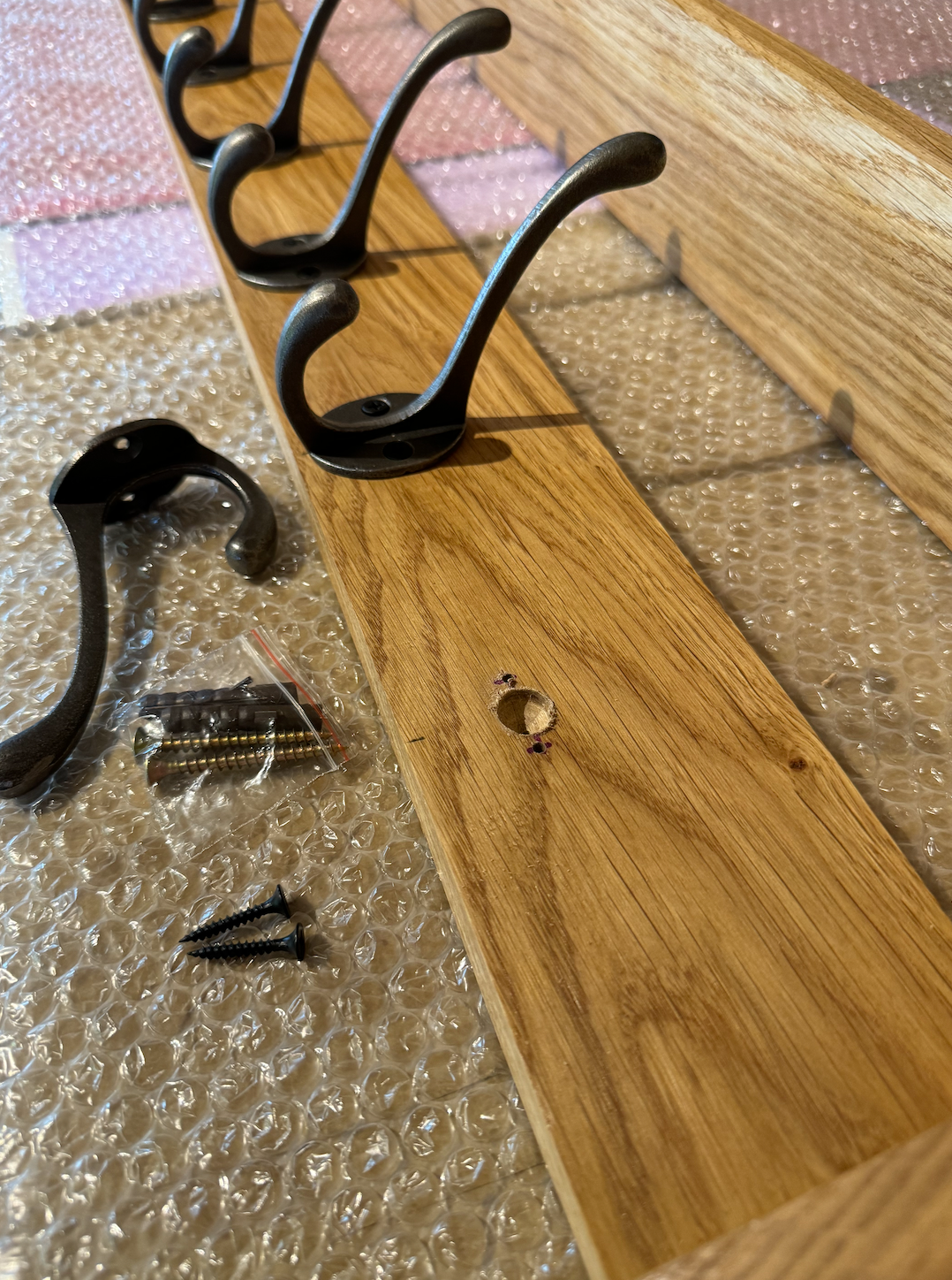 Solid Oak Coat Rack With Shelf – LUXEHOUSE Decor