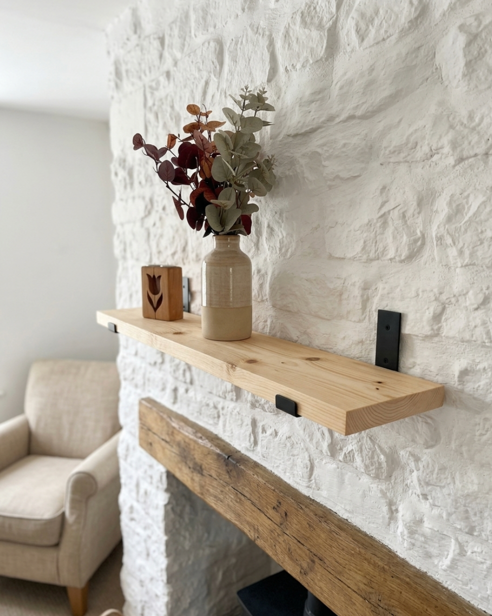 Rustic Wooden Shelf
