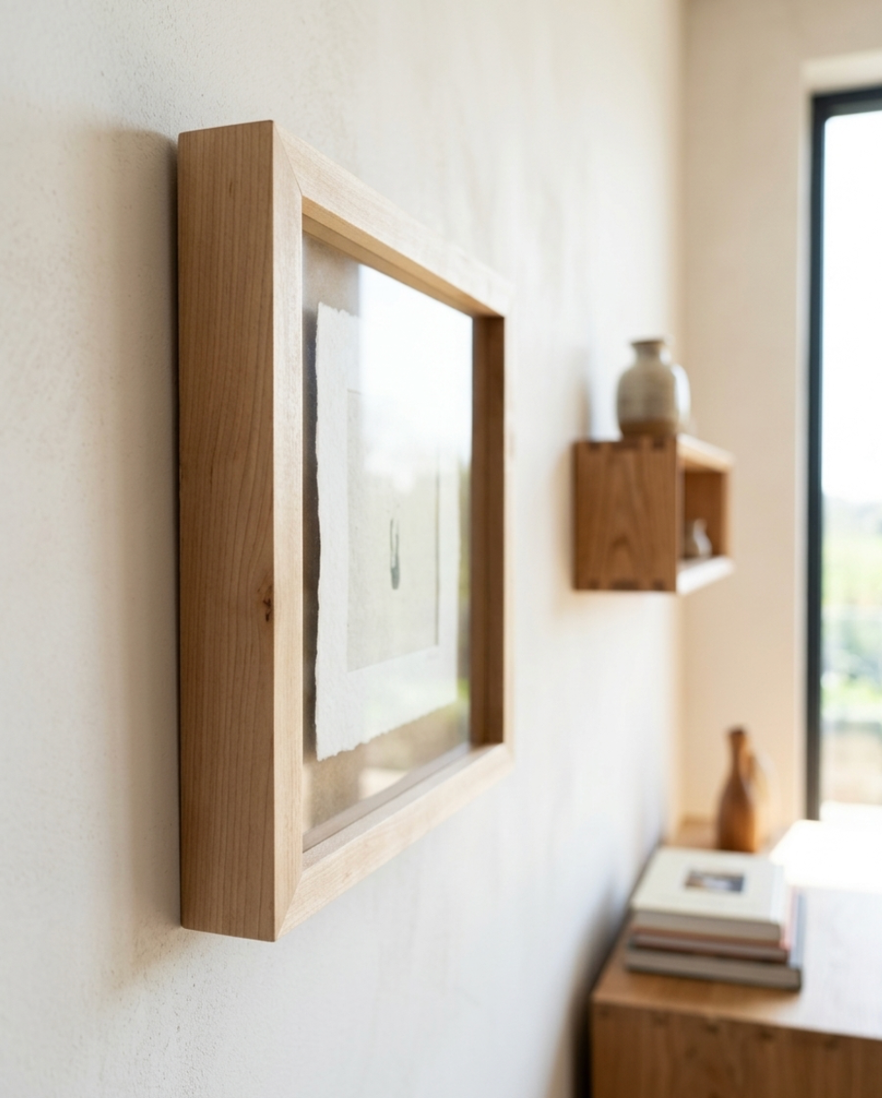Solid Maple Wooden Box Frame