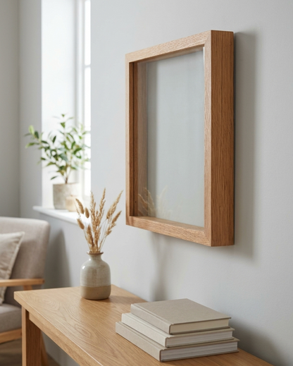 Solid Oak Wooden Box Frame