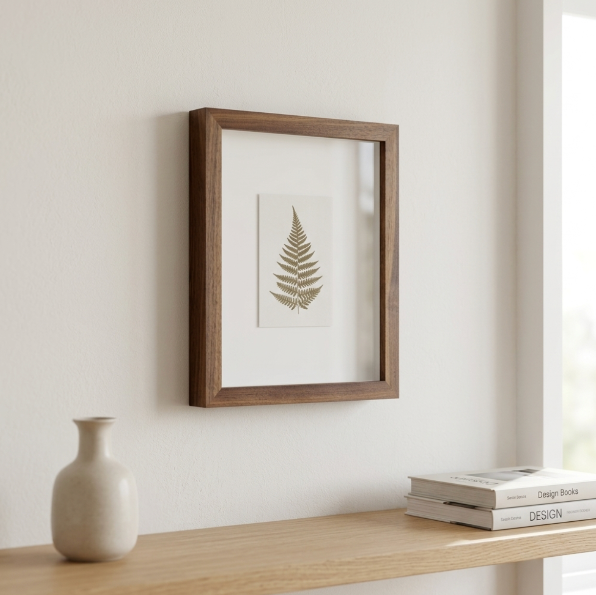 Solid Walnut Wooden Box Frame