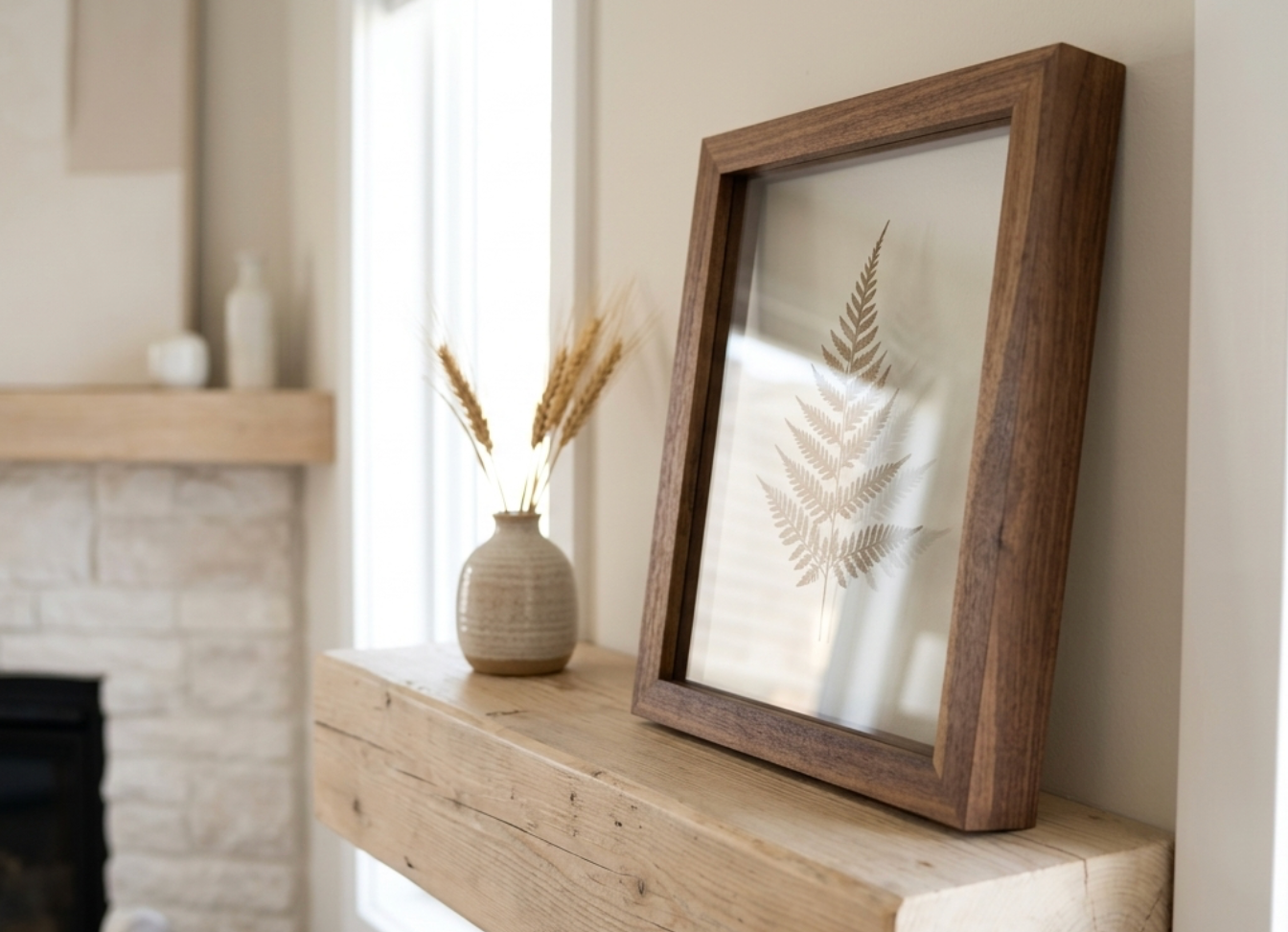Solid Walnut Wooden Box Frame