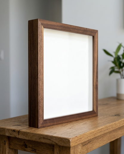 Solid Walnut Wooden Box Frame