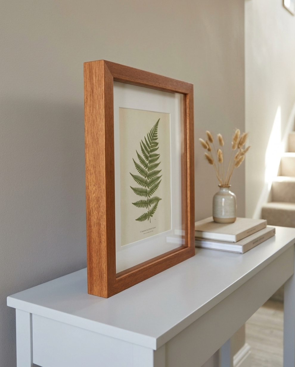 Solid Mahogany Wooden Box Frame