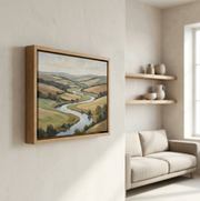 Oak Canvas Float Frame