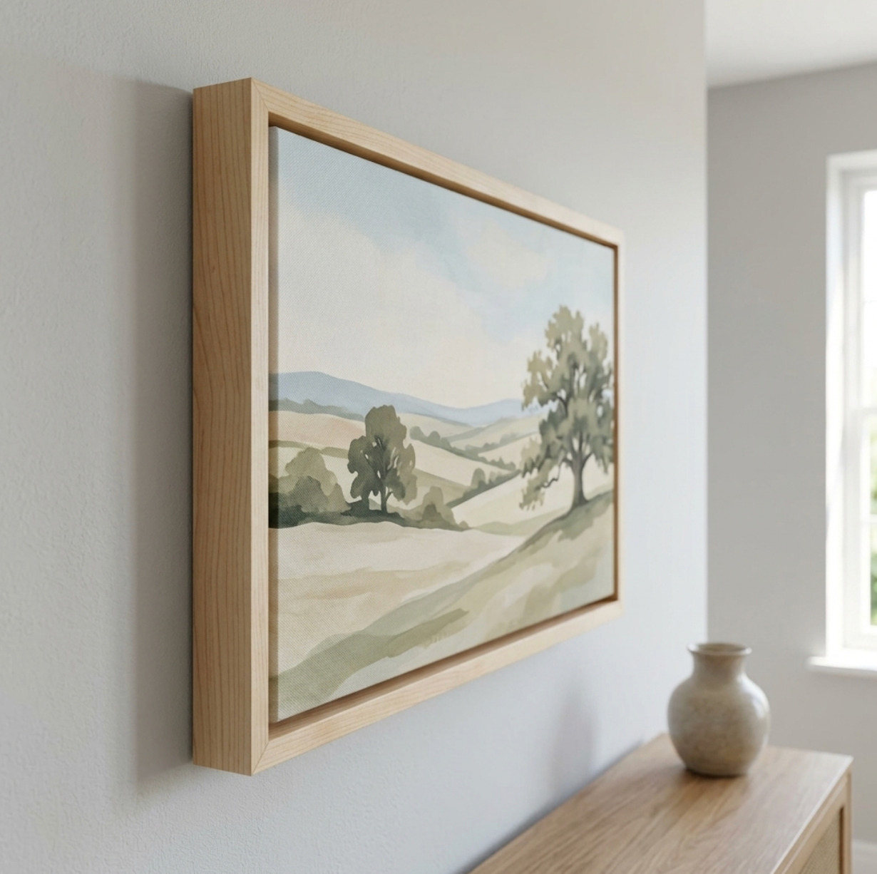 Maple Canvas Float Frame