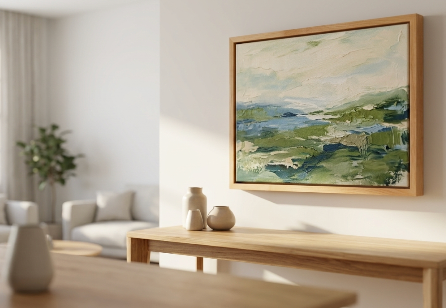 Maple Canvas Float Frame