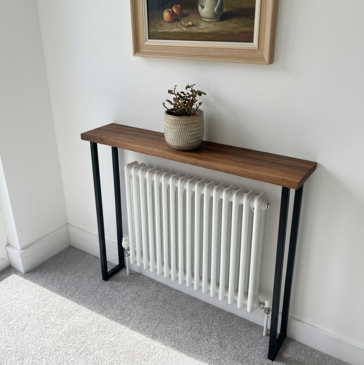 Walnut Console Table