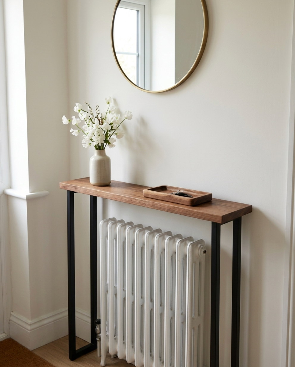Walnut Console Table