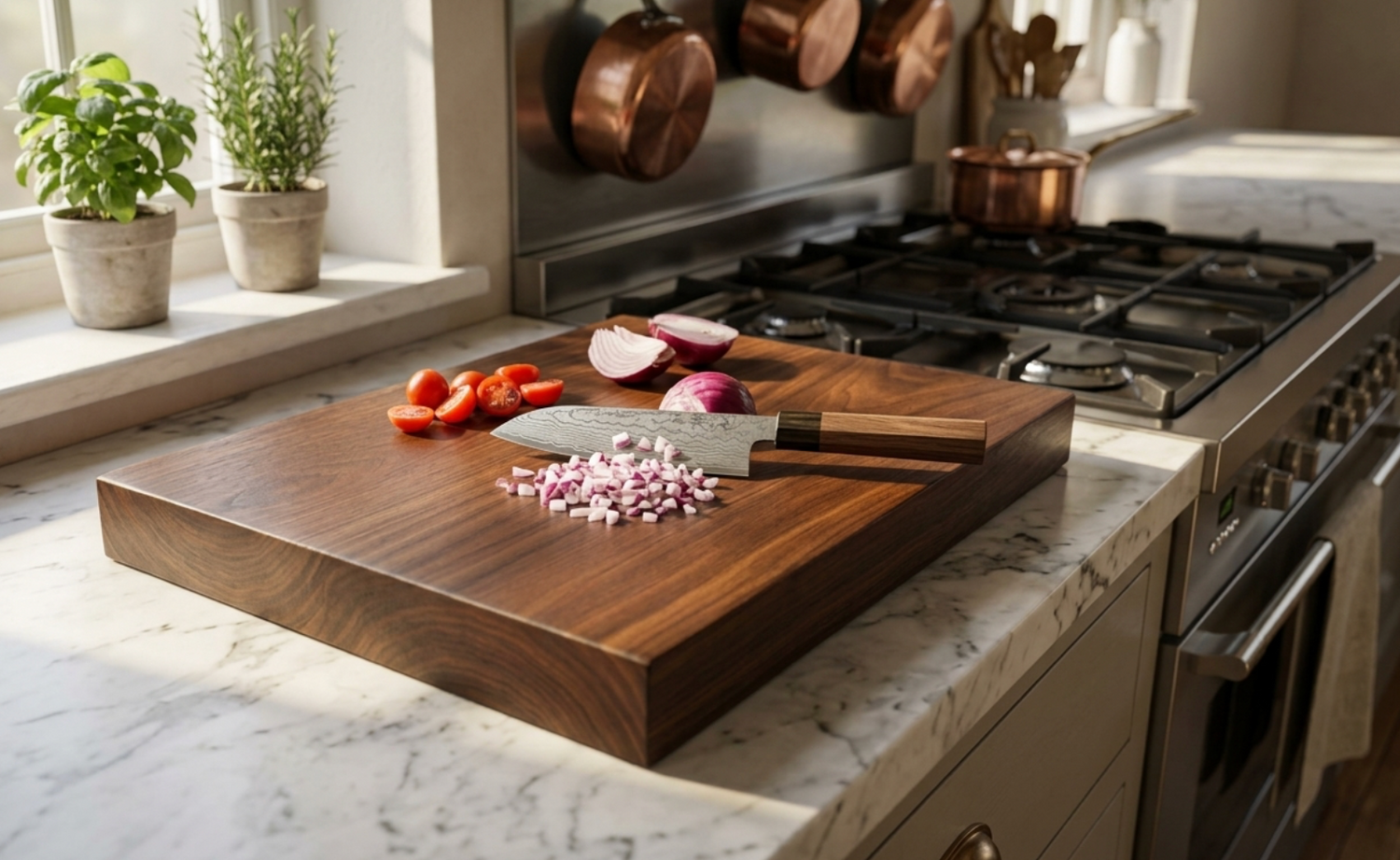 Solid Walnut Chopping Board
