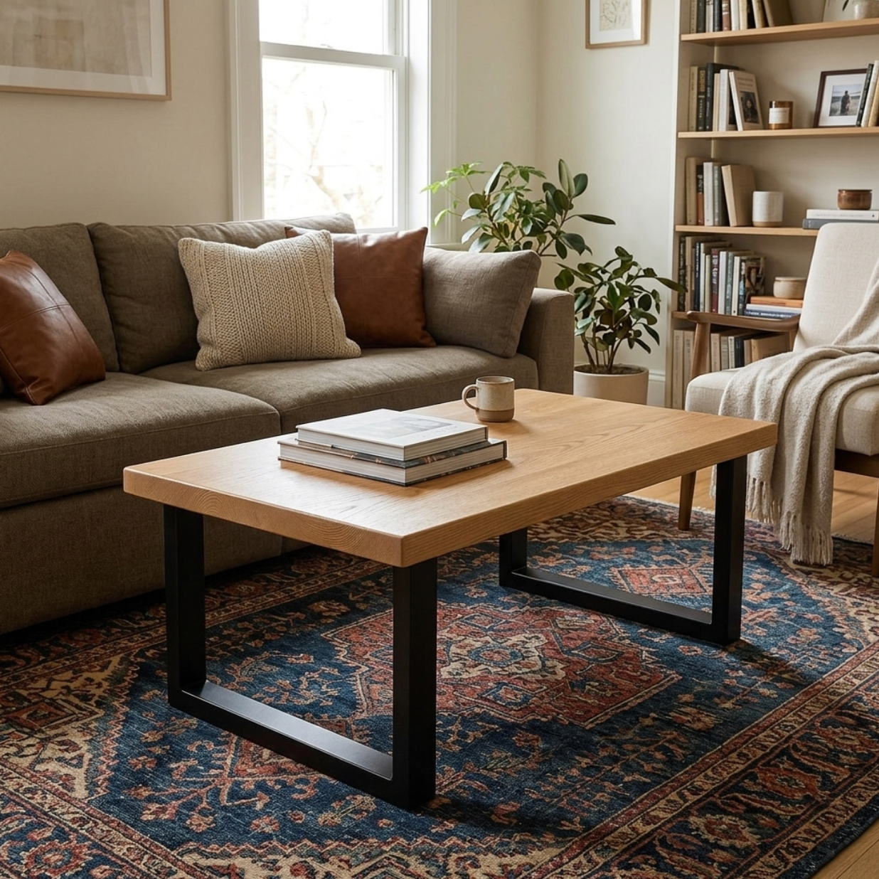 Solid Oak Coffee Table
