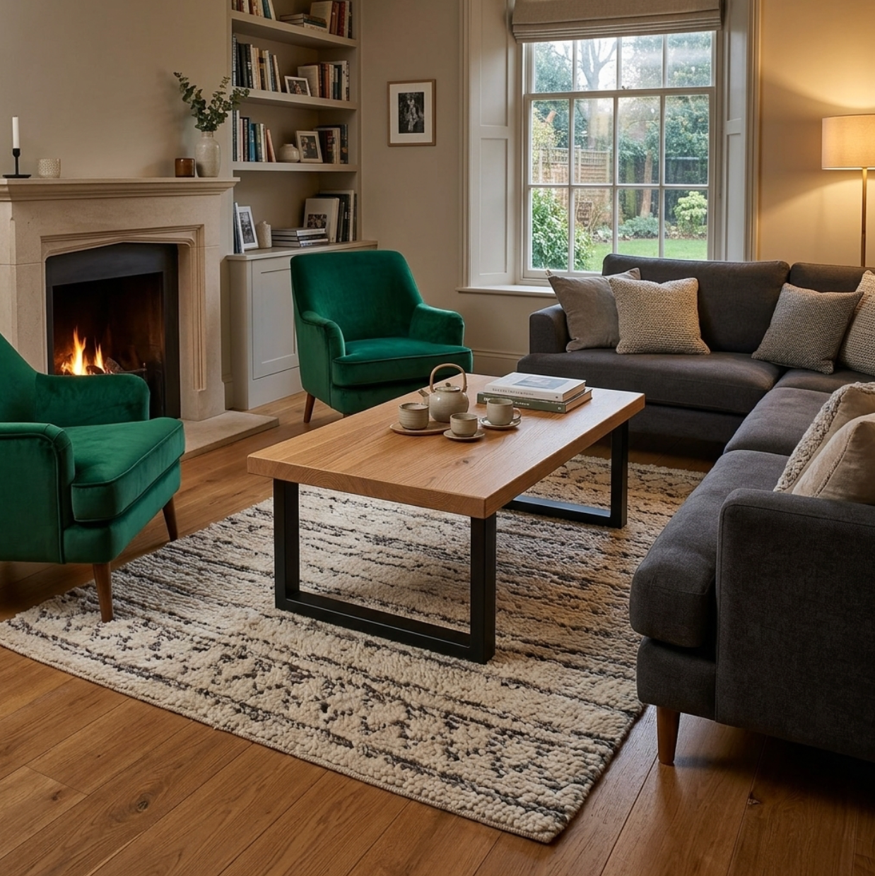 Solid Oak Coffee Table